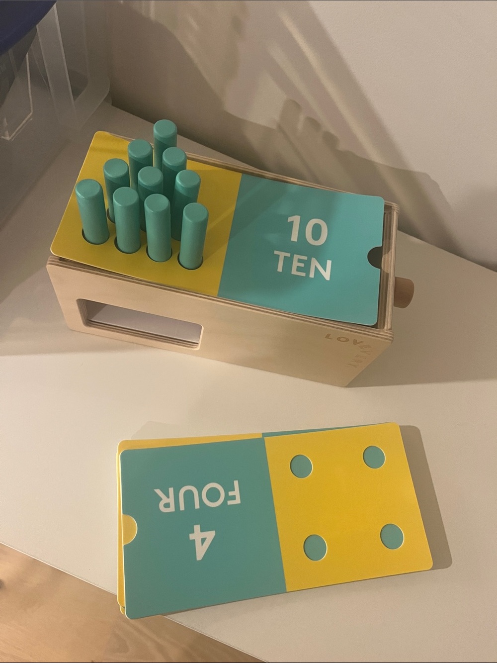 Lovevery counting & fine motor toy